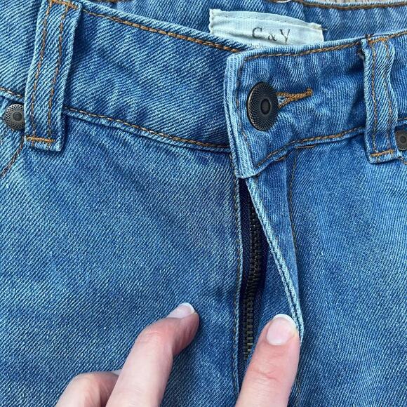 Chelsea & Violet Women's Distressed Cut Off Denim High Rise Shorts Size 27. NEW - Picture 7 of 12